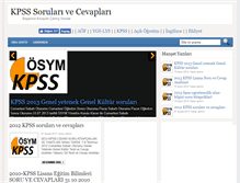 Tablet Screenshot of kpss.soruhavuzu.org